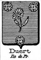 Duert Coat of Arms / Family Crest 0