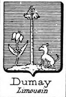 Dumay Coat of Arms / Family Crest 0