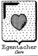 Egentacher Coat of Arms / Family Crest 0