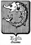 Egli Coat of Arms / Family Crest 1