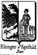 Ehinger Coat of Arms / Family Crest 16