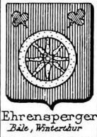 Ehrensperger Coat of Arms / Family Crest 0