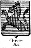 Ehrer Coat of Arms / Family Crest 0