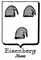 Eisenberg Family Crest, Coat of Arms and Name History