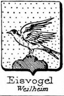 Eisvogel Coat of Arms / Family Crest 1