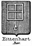 Eittenhart Coat of Arms / Family Crest 1