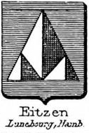 Eitzen Coat of Arms / Family Crest 1
