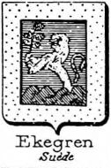 Ekegren Coat of Arms / Family Crest 0