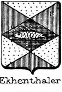 Ekhenthaler Coat of Arms / Family Crest 0
