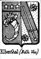 Elbenthal Coat of Arms / Family Crest 0