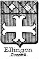 Ellingen Coat of Arms / Family Crest 1