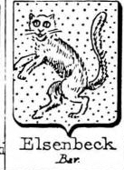 Elsenbeck Coat of Arms / Family Crest 1