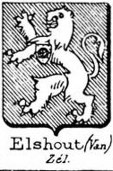 Elshout Coat of Arms / Family Crest 1