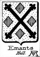 Emants Coat of Arms / Family Crest 0
