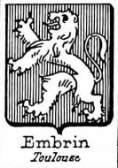 Embrin Coat of Arms / Family Crest 0