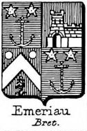 Emeriau Coat of Arms / Family Crest 0