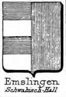 Emslingen Coat of Arms / Family Crest 0