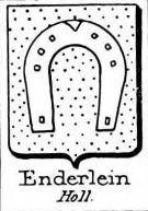 Enderlein Coat of Arms / Family Crest 1
