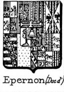 Epernon Coat of Arms / Family Crest 1