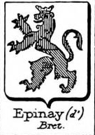 Epinay Coat of Arms / Family Crest 0