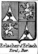 Erlacher Coat of Arms / Family Crest 2