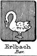 Erlbach Coat of Arms / Family Crest 1