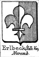 Erlbeck Coat of Arms / Family Crest 2