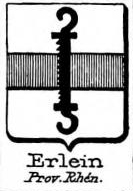 Erlein Coat of Arms / Family Crest 0