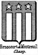 Ernecourt Coat of Arms / Family Crest 0