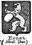 Ernst Coat of Arms / Family Crest 3