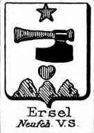Ersel Coat of Arms / Family Crest 0