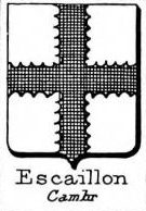 Escaillon Coat of Arms / Family Crest 0