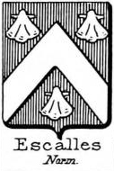 Escalles Coat of Arms / Family Crest 0