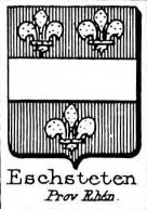 Eschsteten Coat of Arms / Family Crest 0
