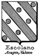 Escolano Coat of Arms / Family Crest 1