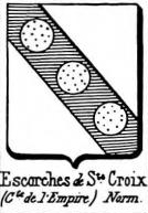 Escorches Coat of Arms / Family Crest 1