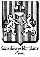 Escoubes Coat of Arms / Family Crest 0