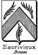 Escrivieux Coat of Arms / Family Crest 0