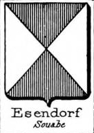 Esendorf Coat of Arms / Family Crest 0