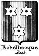 Eskelbecque Coat of Arms / Family Crest 0