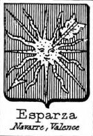 Esparza Coat of Arms / Family Crest 1