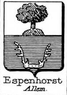 Espenhorst Coat of Arms / Family Crest 0