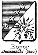 Esper Coat of Arms / Family Crest 0