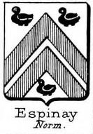 Espinay Coat of Arms / Family Crest 2