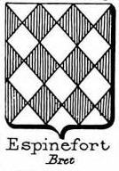 Espinefort Coat of Arms / Family Crest 0