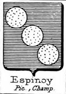 Espinoy Coat of Arms / Family Crest 2