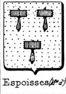 Espoisses Coat of Arms / Family Crest 0