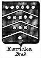 Esricke Coat of Arms / Family Crest 0
