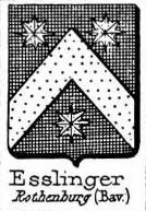 Esslinger Coat of Arms / Family Crest 2