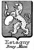 Estagny Coat of Arms / Family Crest 0
